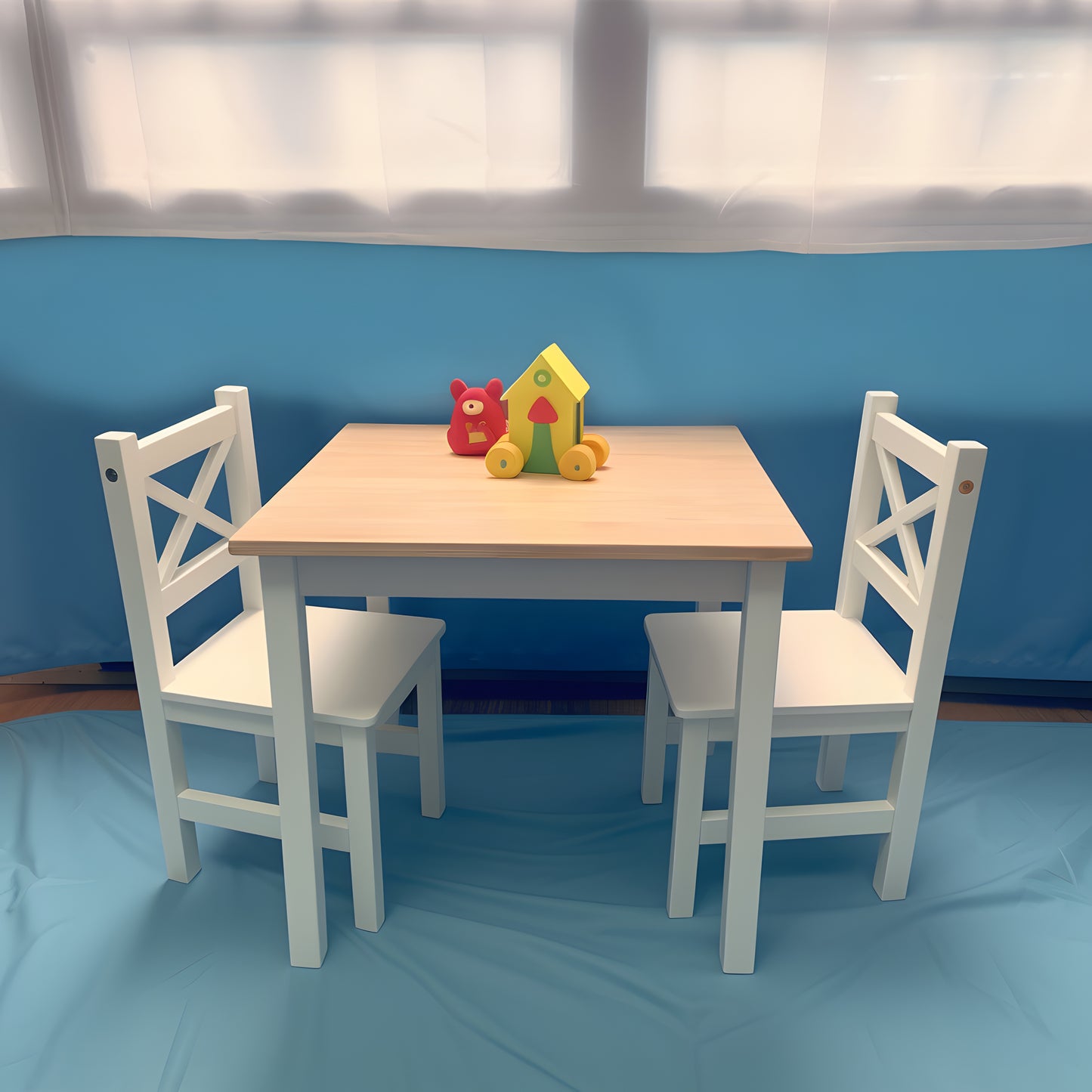 Toddler Chairs 2Pack for Kids,Modern Wooden Furniture with Irish Designer for 2-8 Years