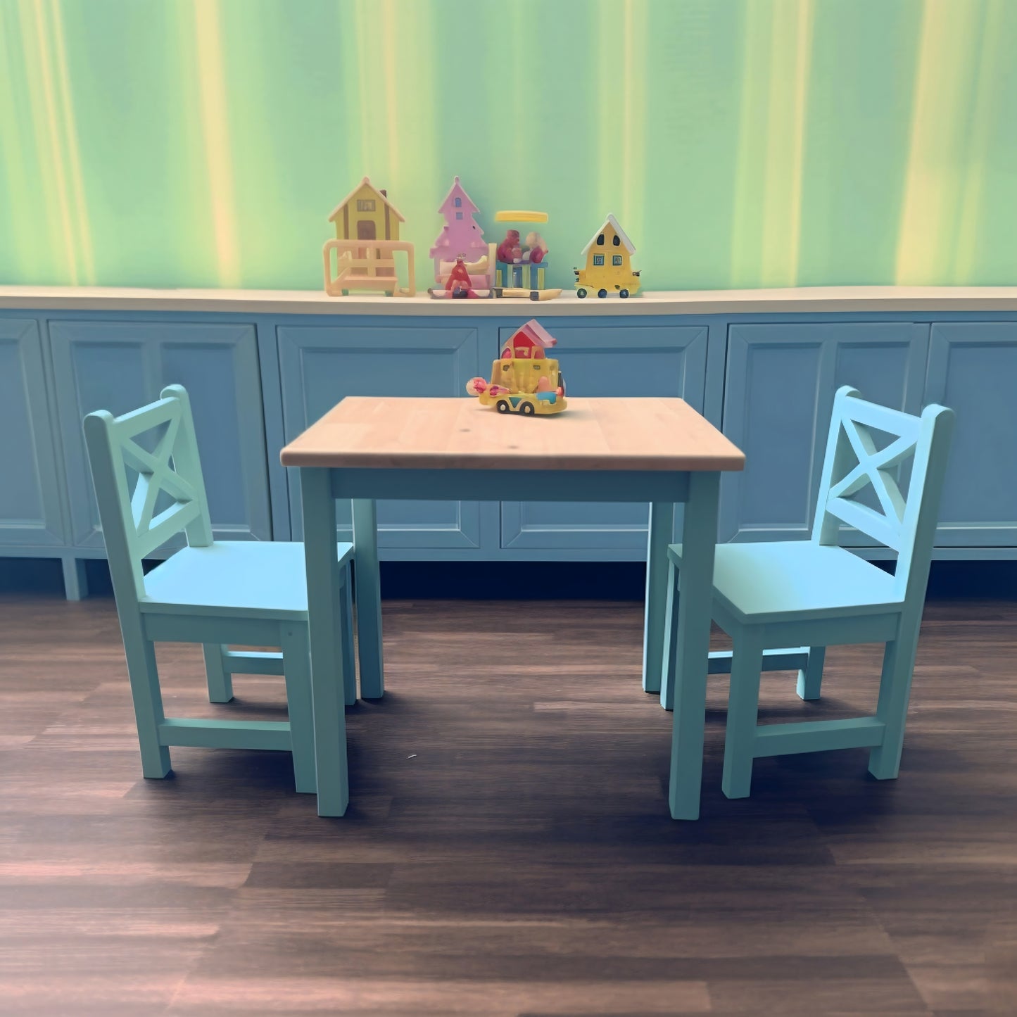 Toddler Chairs 2Pack for Kids,Modern Wooden Furniture with Irish Designer for 2-8 Years